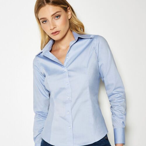Women's corporate Oxford blouse long-sleeved (tailored fit) Thumbnail