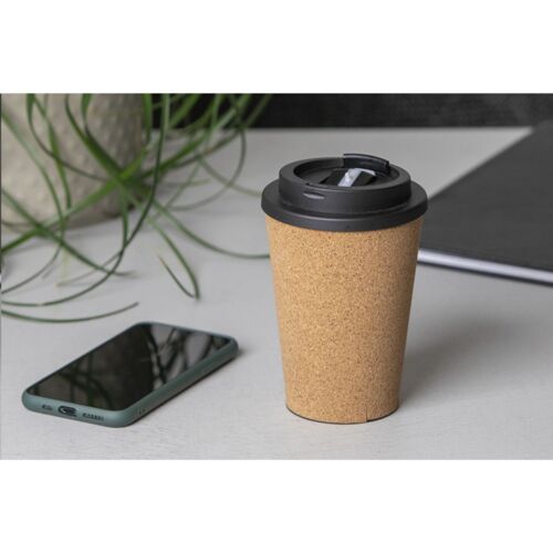 PLA Cork Cup 350 ml coffee cup Thumbnail