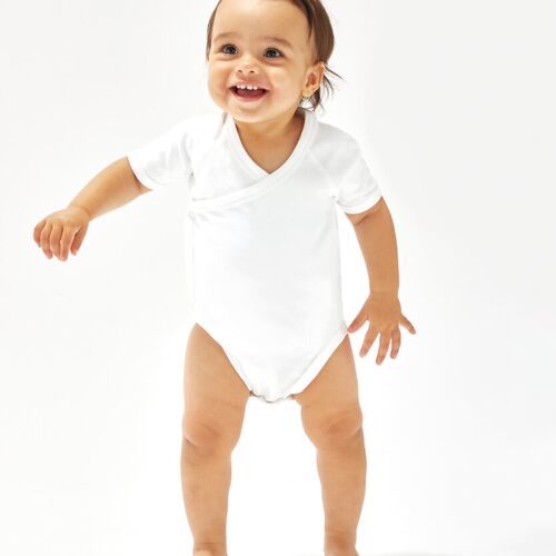 Baby organic kimono bodysuit Thumbnail